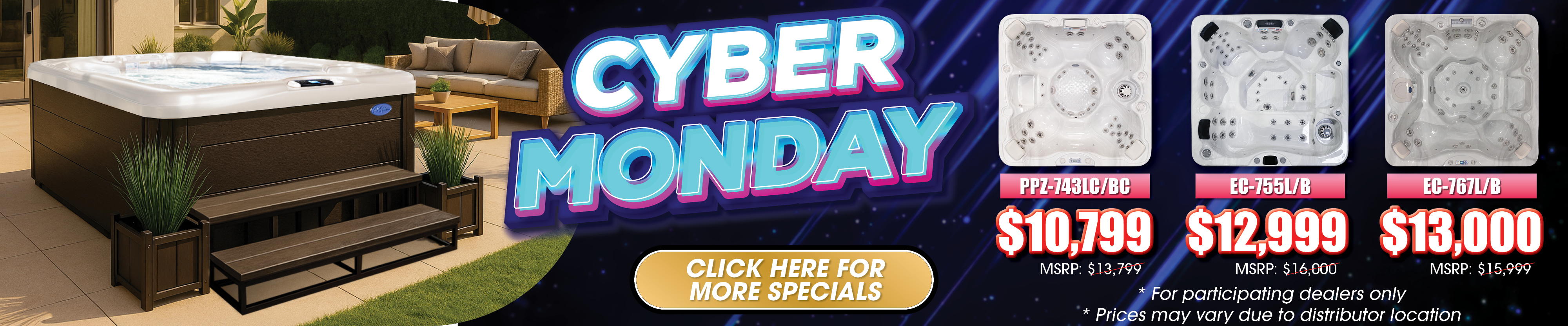 Calspas hot tub being used in a family setting - Defiance